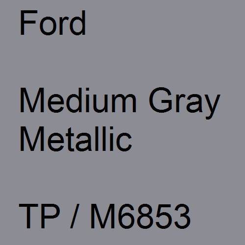 Ford, Medium Gray Metallic, TP / M6853.